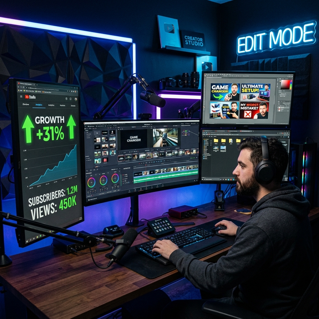 How YouTube Creators Scale Using Editing Systems
